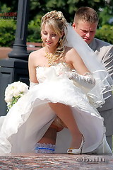 Hot upskirts from the wedding